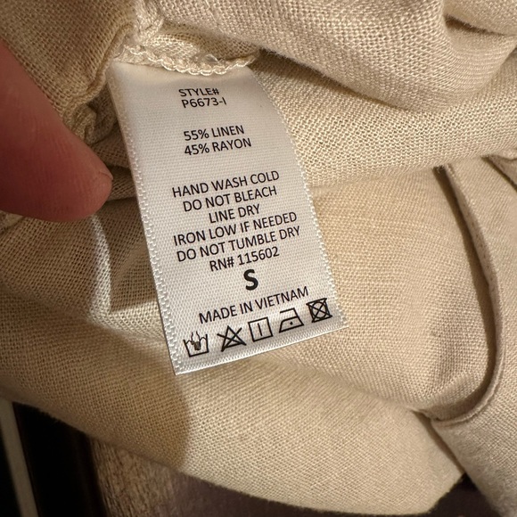 Lush linen jumpsuit size S - Picture 11 of 11